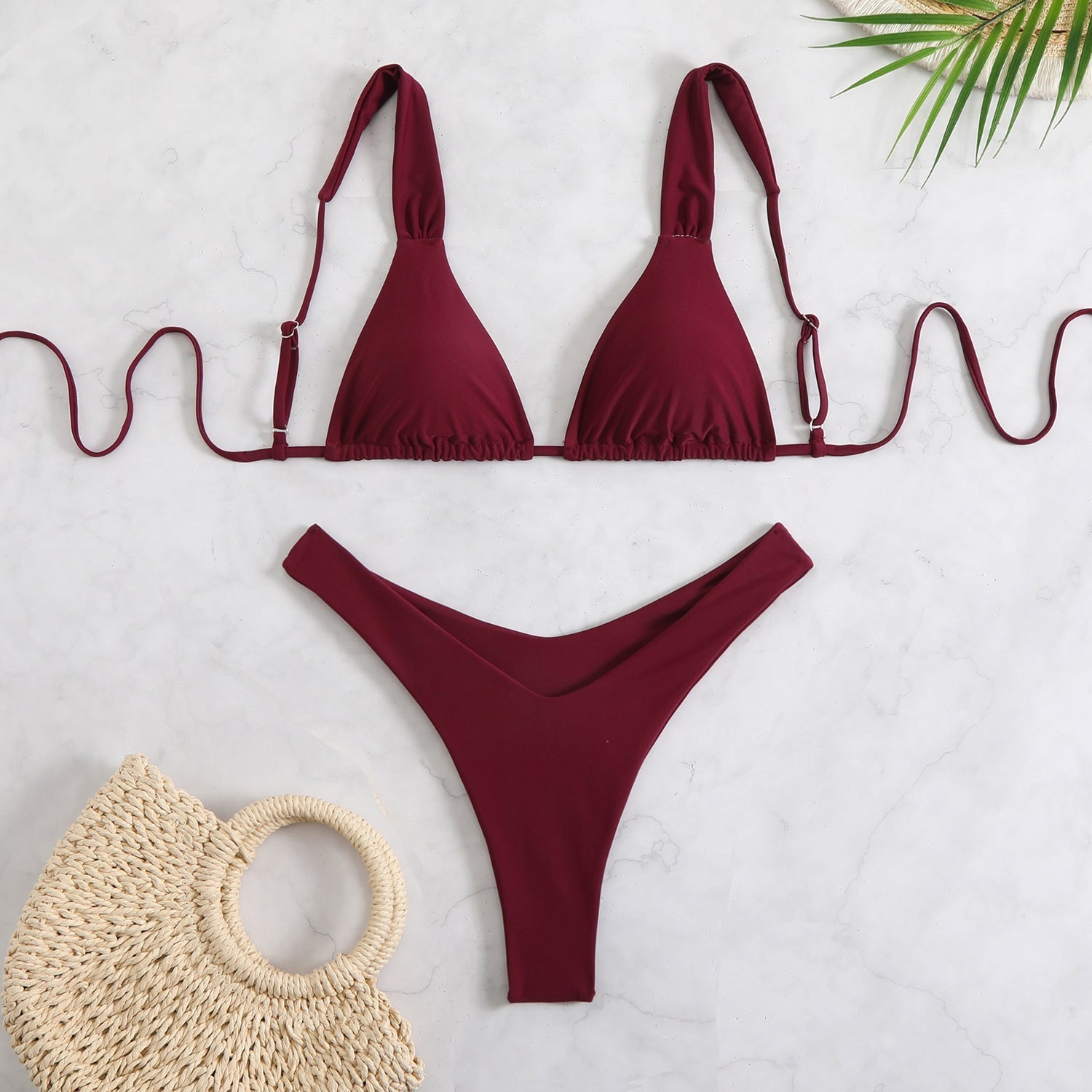 Bikini Printed Double Layer Fabric Durable High Elastic Swimsuit Women Spring Bikini Bella Mia